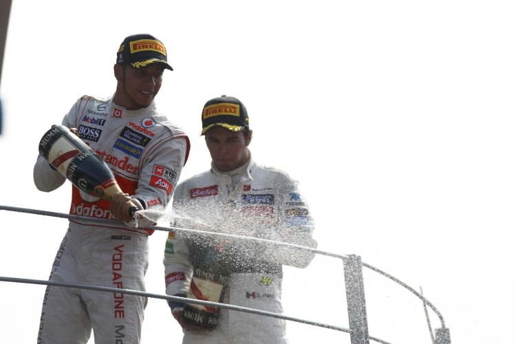 Hamilton und Pérez feiern Italien-Erfolg