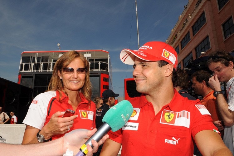 Felipe Massa freut sich auf das Rennen