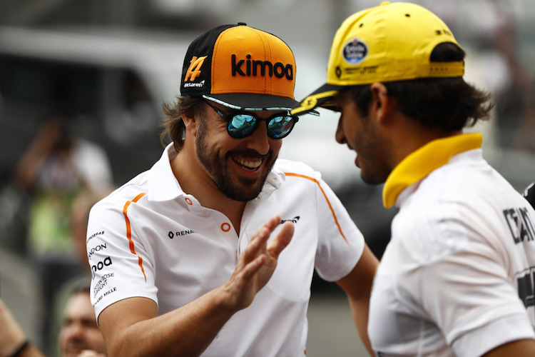 Alonso und Sainz Jr.