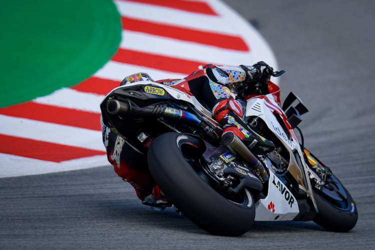Takaaki Nakagami am Montag in Montmeló