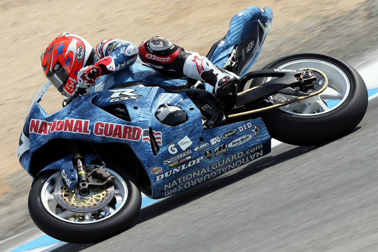 Roger Lee Hayden fuhr in Laguna Seca mit Wildcard Superbike-WM