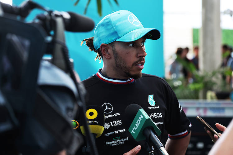 Lewis Hamilton berichtete nach dem unliebsamen Treffen mit Fernando Alonso im Miami-GP: «Der Wagen hat sich danach nicht mehr gleich angefühlt wie während der Aufwärmrunde»