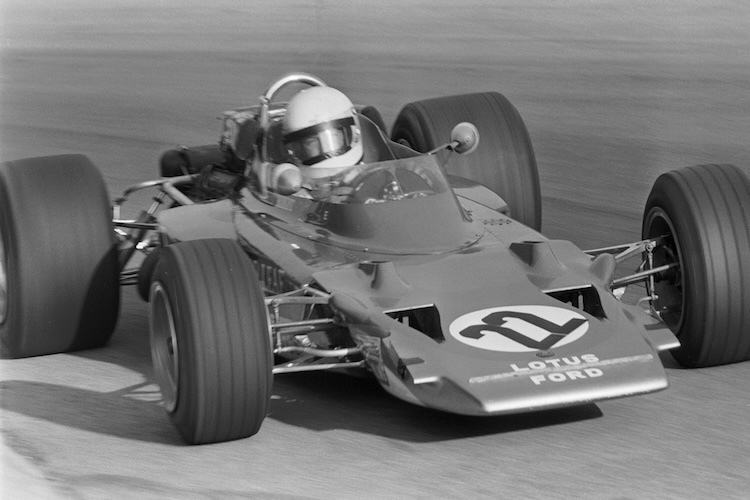 Rindt auf seinen letzten Formel-1-Runden