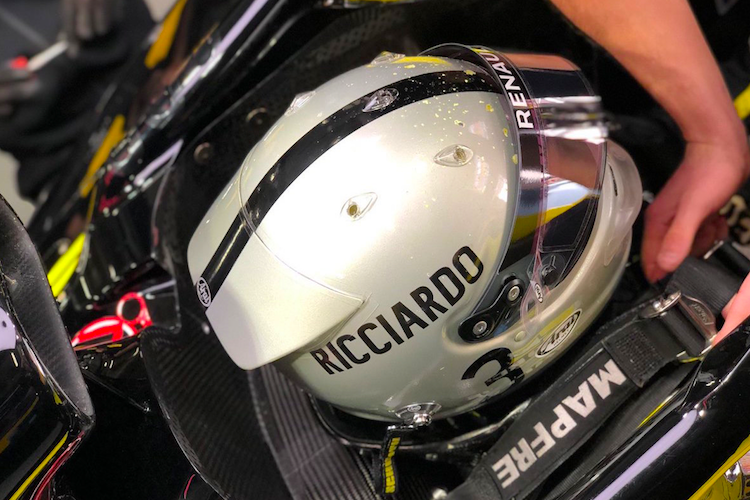 Daniel Ricciardo: Helmdesign wie Sir Jack Brabham