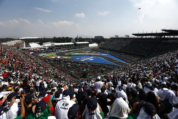 Nicht nur vor Ort verfolgten viele Formel-1-Fans das Rennen in Mexiko mit