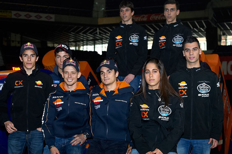Die Repsol-Fahrer für die WM und die Spanische Meisterschaft