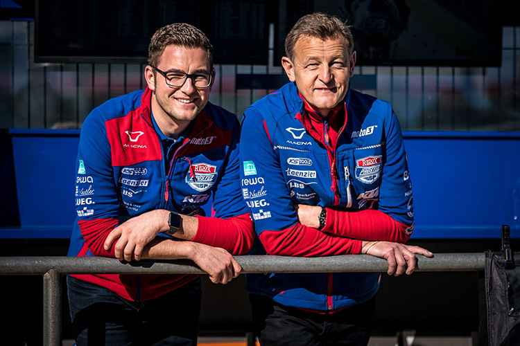 Die Teambesitzer Florian und Ingo Prüstel