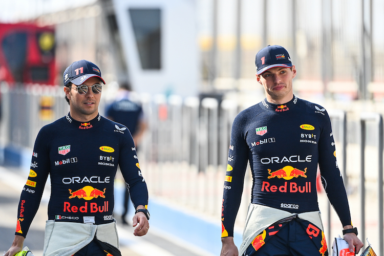 Sergio Pérez und Max Verstappen