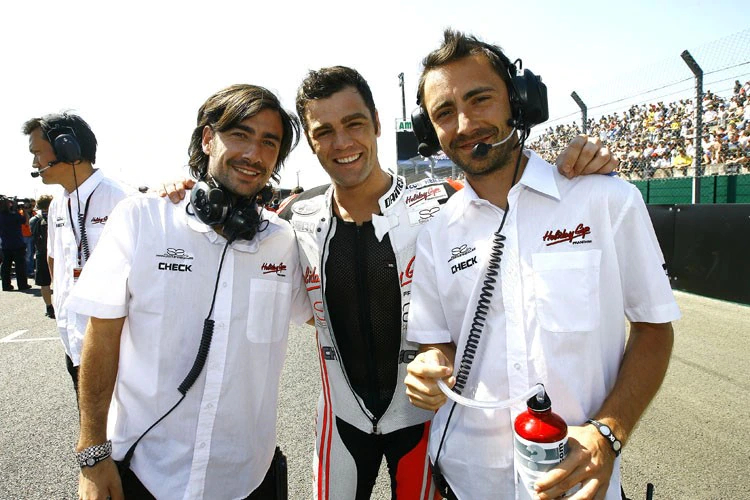 Angel «Gelete» Junior, Fonsi und Pablo Nieto (von links)