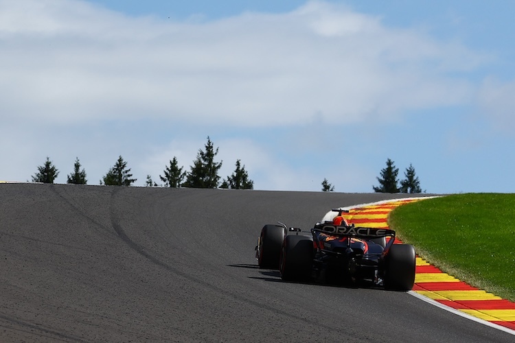 Max Verstappen auf dem herrlichen Circuit de Spa-Francorchamps
