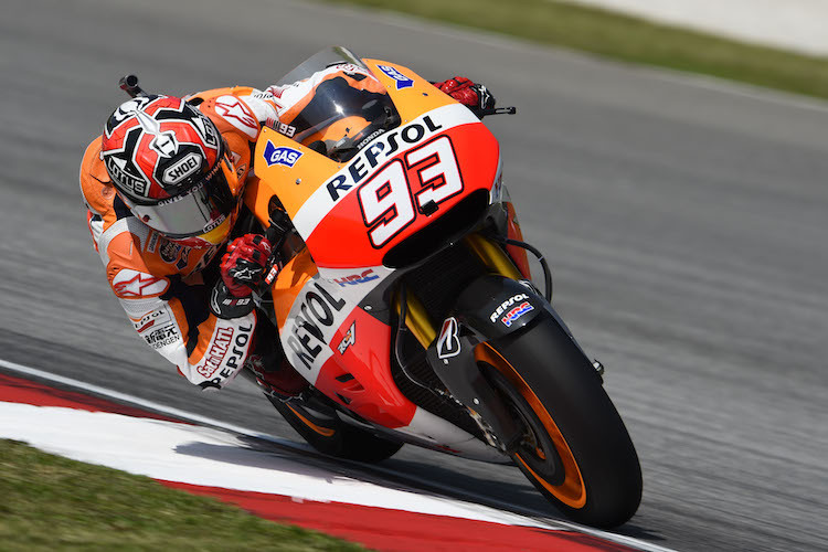Marc Marquez ist in Sepang gut dabei