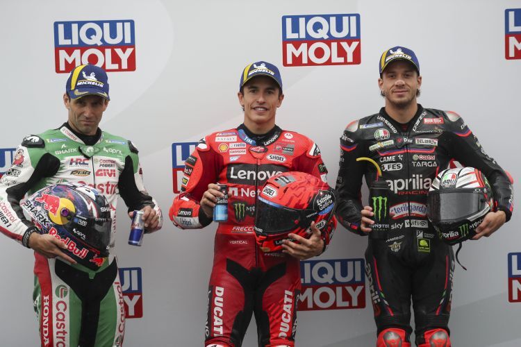 Qualifying - Johann Zarco, Marc Márquez & Marco Bezzecchi