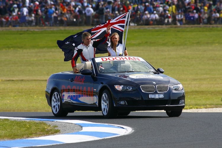 #1: Mick Doohan wird sich am Sonntag auf eine weitere Ehrenrunde begeben