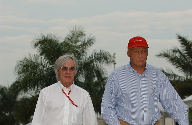 Bernie Ecclestone und Niki Lauda sind sich einig