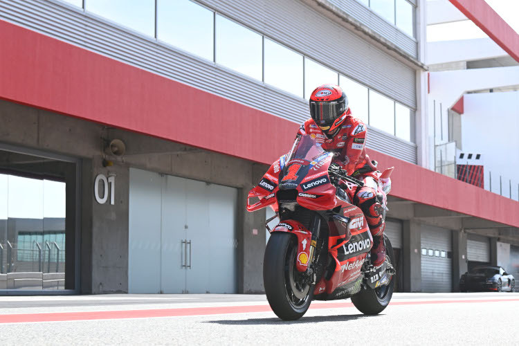 Atual campeão Pecco Bagnaia: o mais rápido de Portimão