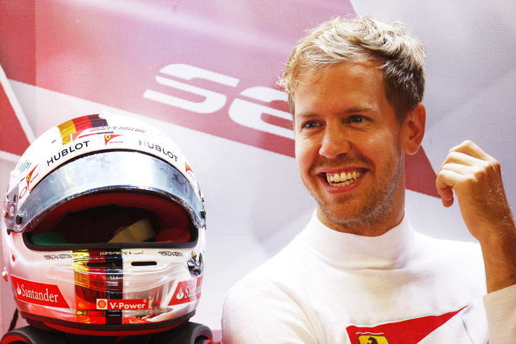 Sebastian Vettel drehte im dritten freien Training in Monza die zweitschnellste Runde