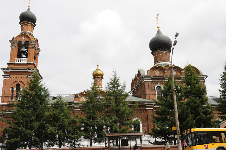 Eine russische Kirche