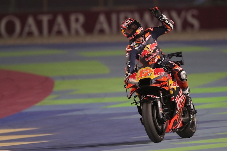 In der Wüste von Katar hatte Maverick Vinales für das erste KTM-Highlight 2025 gesorgt