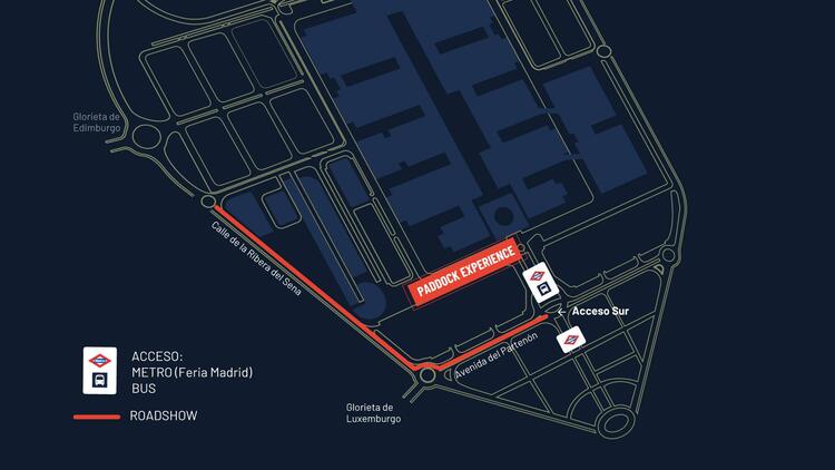 Der Plan für die Demo-Runde auf dem künftigen F1-Kurs in Madrid