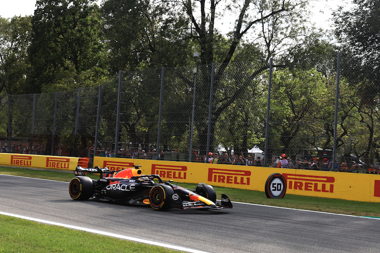 Max Verstappen erzielte in Monza die zweitschnellste Zeit
