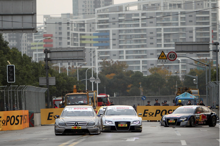 Stiess auch bei den Fahrern auf Kritik: Der Stadtkurs in Shanghai