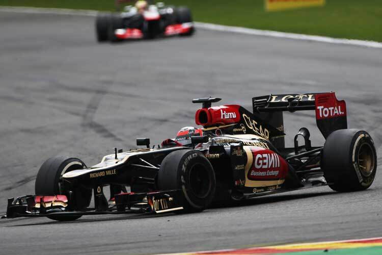 Fährt Kimi Räikkönen auch 2014 in den Farben von Lotus?