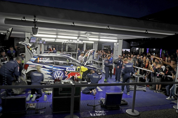 Der Volkswagen-Service in der Rallye-WM