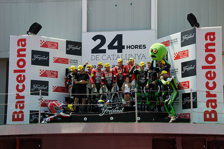 Das Team Arcuoso Junior Racing landete bei den «24h von Barcelona» auf Platz 3