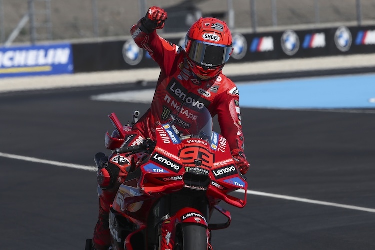 Marc Márquez gewinnt das Rennen