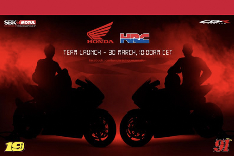 Am 30. März wird das Honda-Team vorgestellt