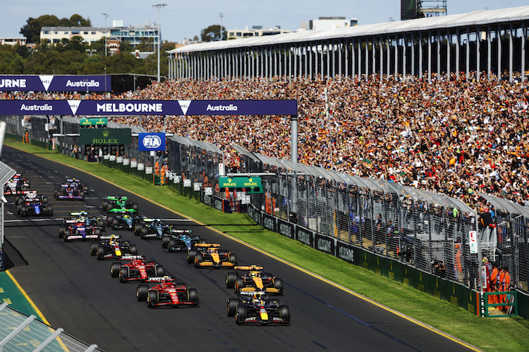 Start zum Australien-GP 2024