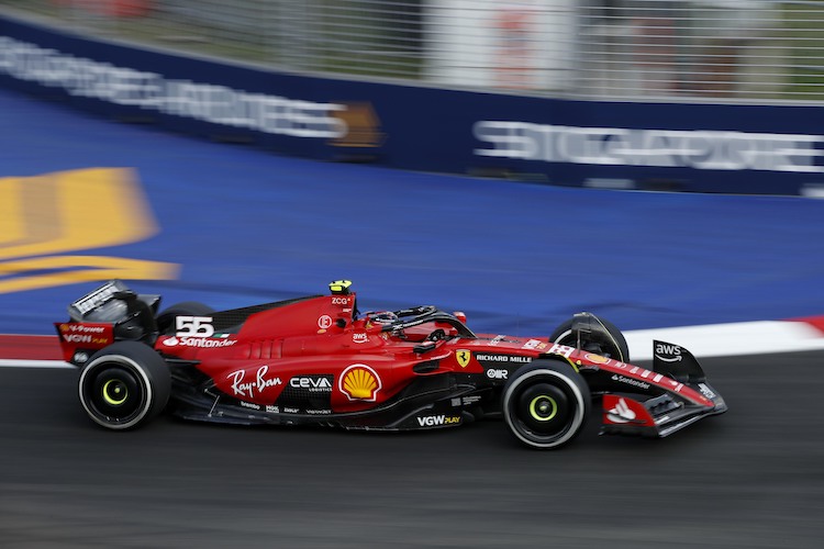 FP3 Singapur Sainz top Max Verstappen mit Problemen Formel 1