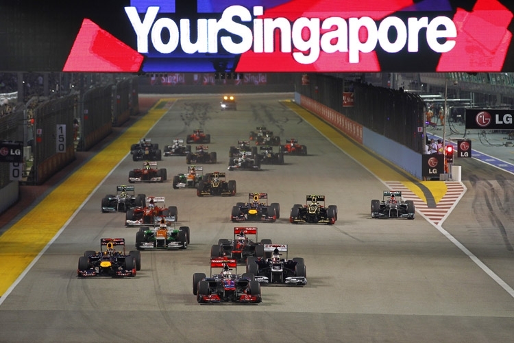 2012 war es wieder Vettels Singapur