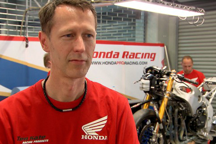 Honda-Cheftechniker Pieter Breddels