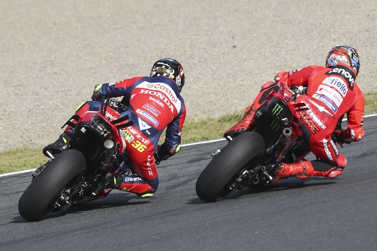 Marc Marquez drängt sich an Joan Mir vorbei auf Platz 3