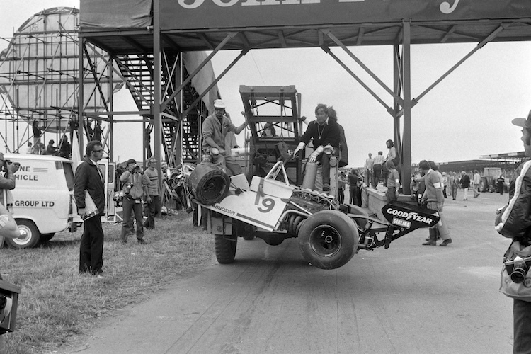 Beinbrüche beim Massencrash von Silverstone 1973