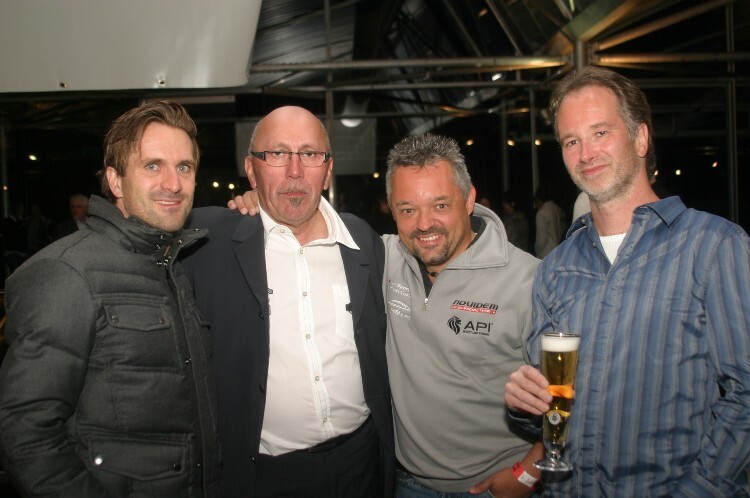 v.l. Markus Winkelhock, Gerd  Hoffmann, Pierre von Mentlen, Frank Schreiner