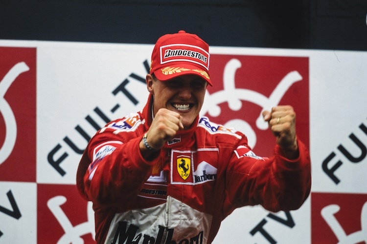 Im Jahr 2000 feierte Michael Schumacher in Suzuka seinen ersten Formel-1-WM-Titelgewinn für Ferrari