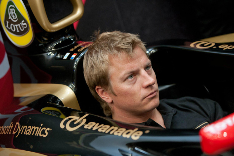 Kimi Räikkönen hat Schmerzen