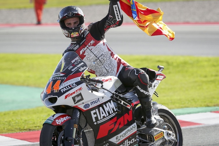 Fantic-Pilot Aron Canet wurde 2024 Vize-Weltmeister in der Moto2-WM