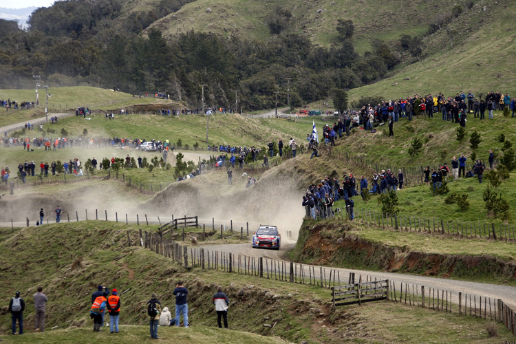 Loeb gewann 2008 die letzte WM-Rallye Neuseeland