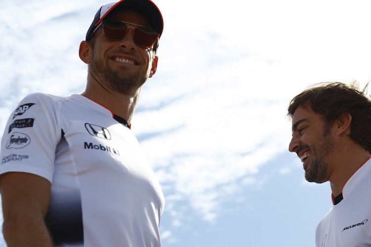 Jenson Button und Fernando Alonso waren einst McLaren-Teamkollegen