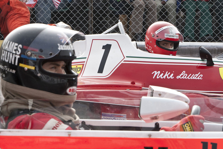Kern des Films: Die Rivalität zwischen Niki Lauda und James Hunt