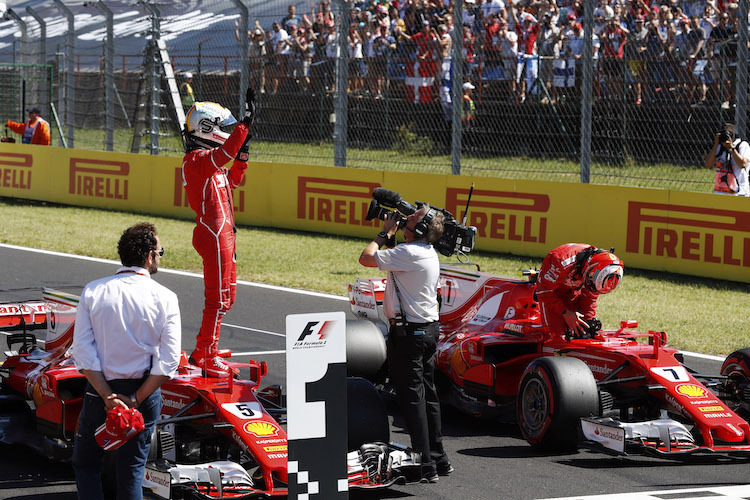 Pole für Sebastian Vettel