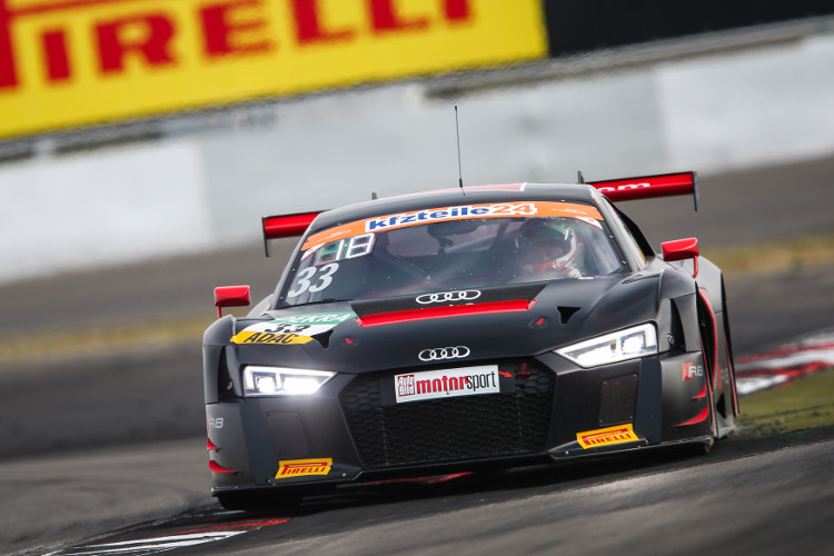 Gewann das Rennen des ADAC GT Masters auf dem Nürburgring: Der Audi R8 LMS vom Team ISR