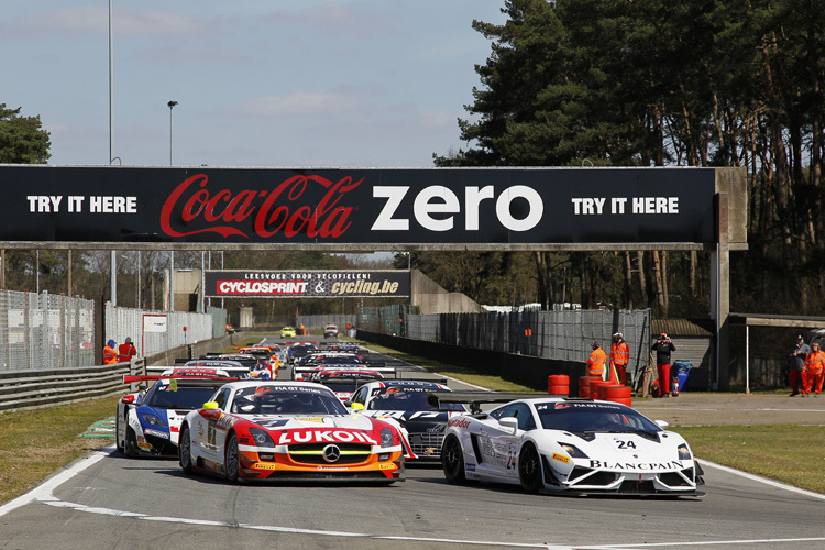 Auch 2014 gibt es in Zolder ein internationales GT-Rennen
