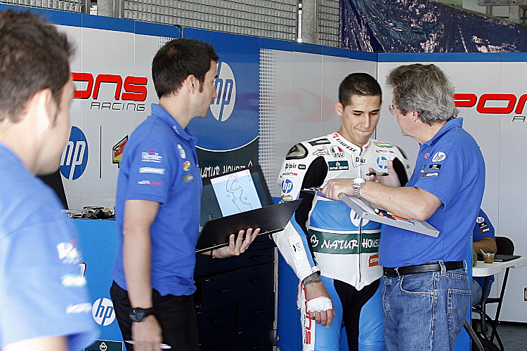 Aragón-Test: Luis Salom mit dem Team Pons HP40