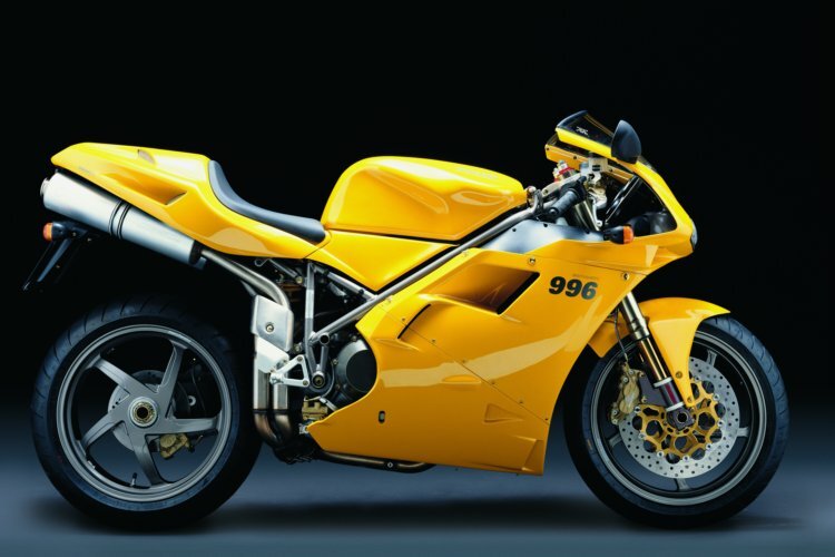 In Gelb waren schon einige Ducati lackiert