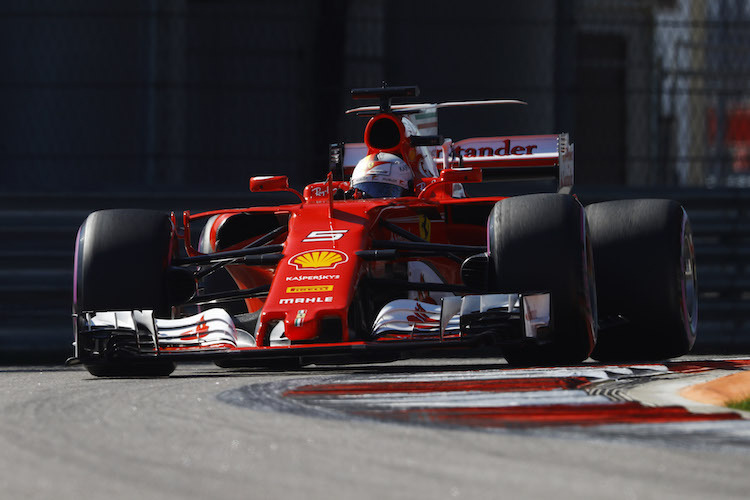 Sebastian Vettel in Sotschi