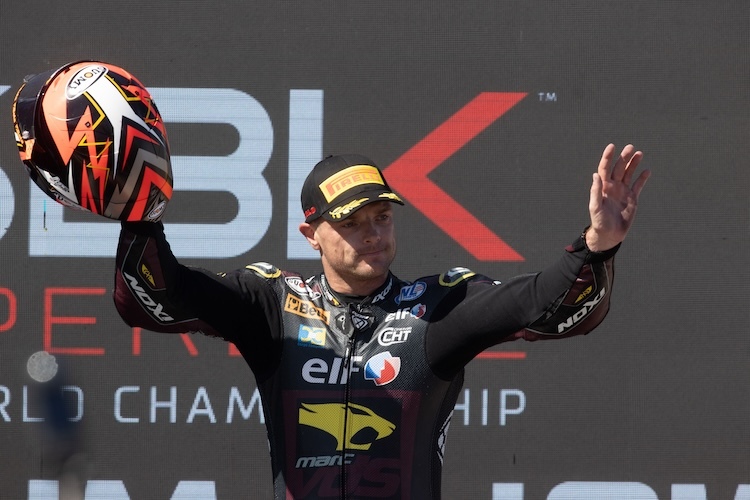 Sam Lowes freute sich über das Podium